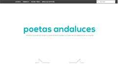 Desktop Screenshot of poetasandaluces.com