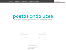 Tablet Screenshot of poetasandaluces.com